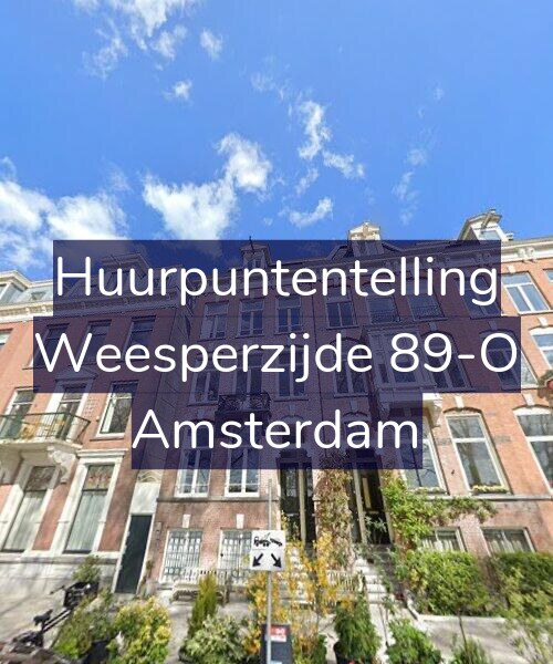 Foto gevel Huurpuntentelling voor Weesperzijde 89-O, Amsterdam