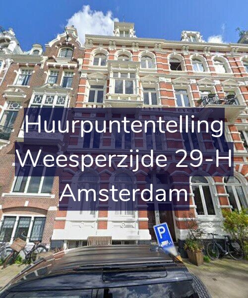 Foto gevel Huurpuntentelling voor Weesperzijde 29-H, Amsterdam