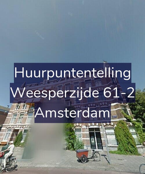 Foto gevel Huurpuntentelling voor Weesperzijde 61-2, Amsterdam