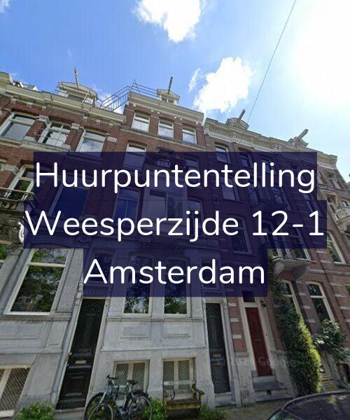 Foto gevel Huurpuntentelling voor Weesperzijde 12-1, Amsterdam