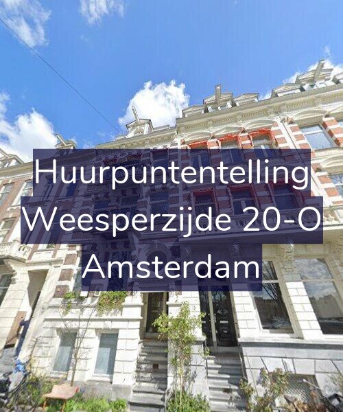 Foto gevel Huurpuntentelling voor Weesperzijde 20-O, Amsterdam