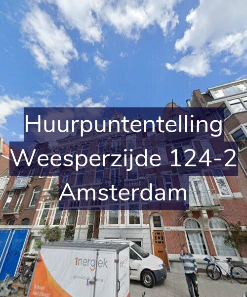 Foto gevel Huurpuntentelling voor Weesperzijde 124-2, Amsterdam