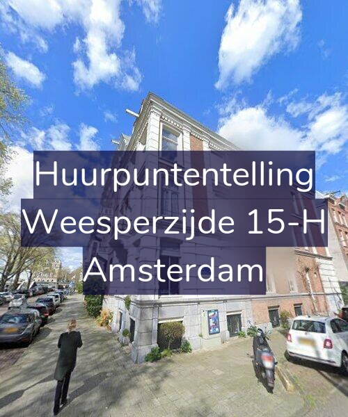 Foto gevel Huurpuntentelling voor Weesperzijde 15-H, Amsterdam