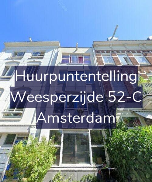 Foto gevel Huurpuntentelling voor Weesperzijde 52-C, Amsterdam