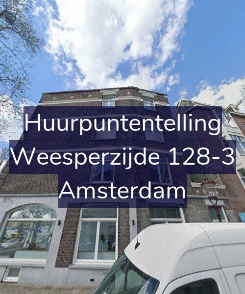 Foto gevel Huurpuntentelling voor Weesperzijde 128-3, Amsterdam