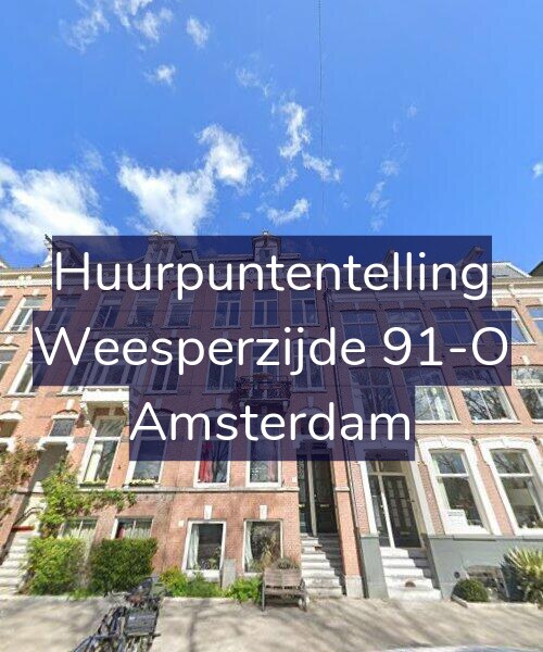 Foto gevel Huurpuntentelling voor Weesperzijde 91-O, Amsterdam