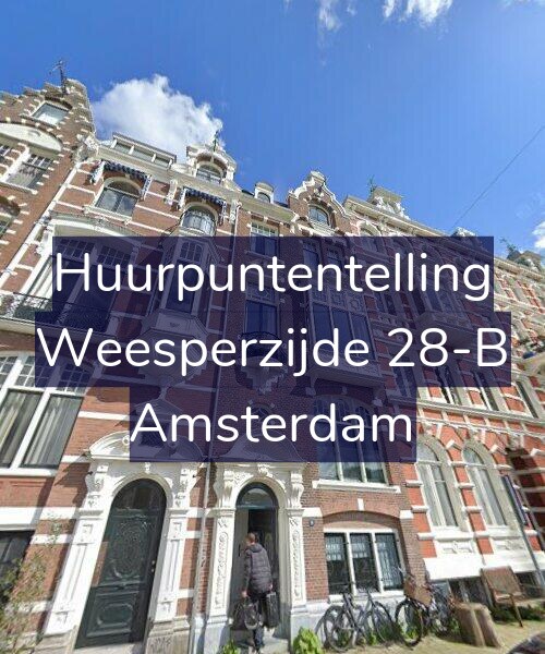 Foto gevel Huurpuntentelling voor Weesperzijde 28-B, Amsterdam