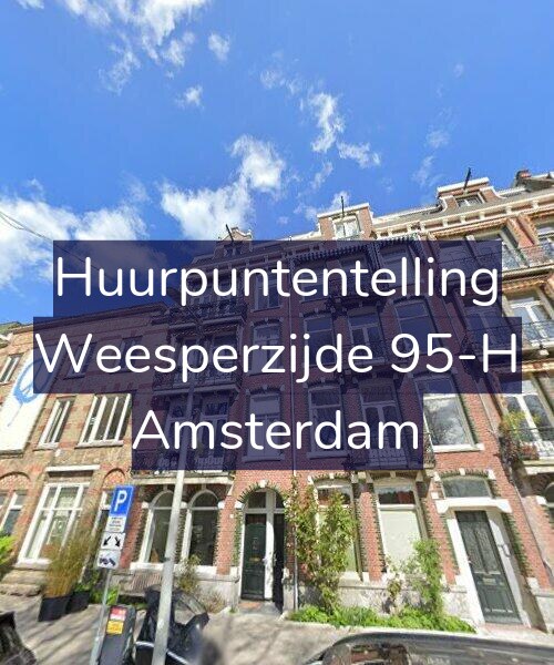 Foto gevel Huurpuntentelling voor Weesperzijde 95-H, Amsterdam