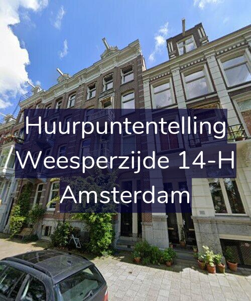 Foto gevel Huurpuntentelling voor Weesperzijde 14-H, Amsterdam