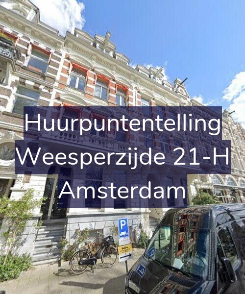 Foto gevel Huurpuntentelling voor Weesperzijde 21-H, Amsterdam