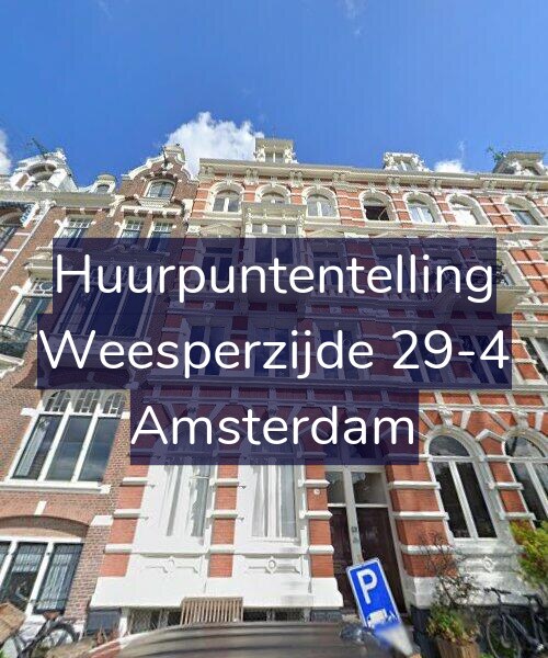 Foto gevel Huurpuntentelling voor Weesperzijde 29-4, Amsterdam