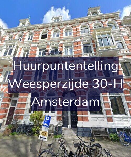 Foto gevel Huurpuntentelling voor Weesperzijde 30-H, Amsterdam