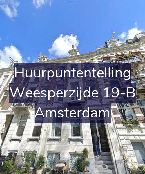Foto gevel Huurpuntentelling voor Weesperzijde 19-B, Amsterdam