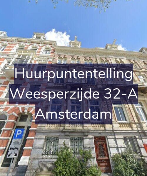 Foto gevel Huurpuntentelling voor Weesperzijde 32-A, Amsterdam