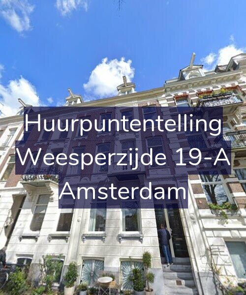 Foto gevel Huurpuntentelling voor Weesperzijde 19-A, Amsterdam