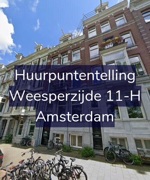 Foto gevel Huurpuntentelling voor Weesperzijde 11-H, Amsterdam