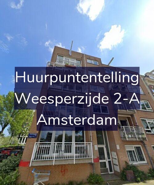 Foto gevel Huurpuntentelling voor Weesperzijde 2-A, Amsterdam