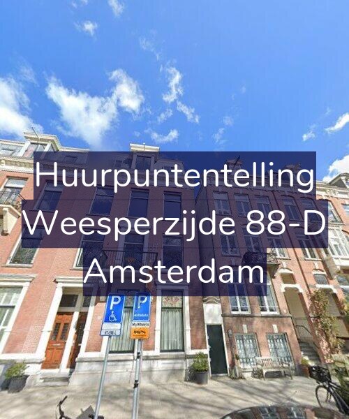 Foto gevel Huurpuntentelling voor Weesperzijde 88-D, Amsterdam