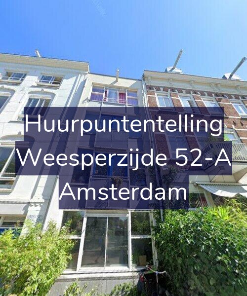 Foto gevel Huurpuntentelling voor Weesperzijde 52-A, Amsterdam