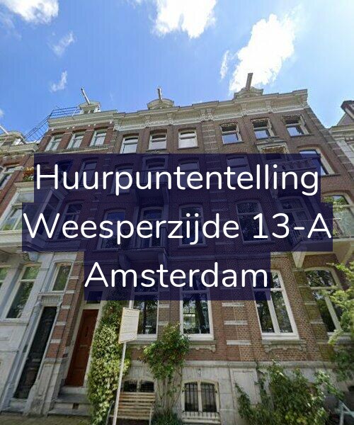 Foto gevel Huurpuntentelling voor Weesperzijde 13-A, Amsterdam