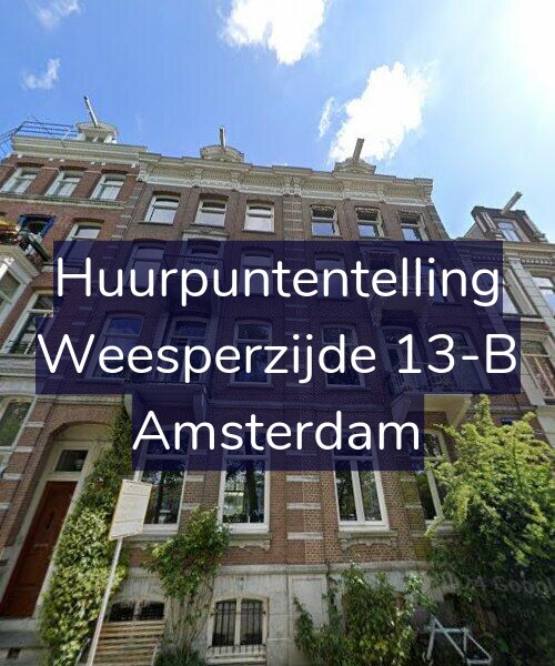 Foto gevel Huurpuntentelling voor Weesperzijde 13-B, Amsterdam