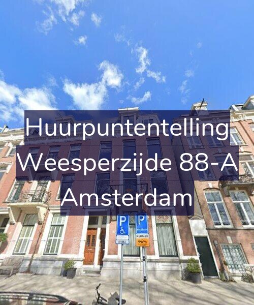 Foto gevel Huurpuntentelling voor Weesperzijde 88-A, Amsterdam