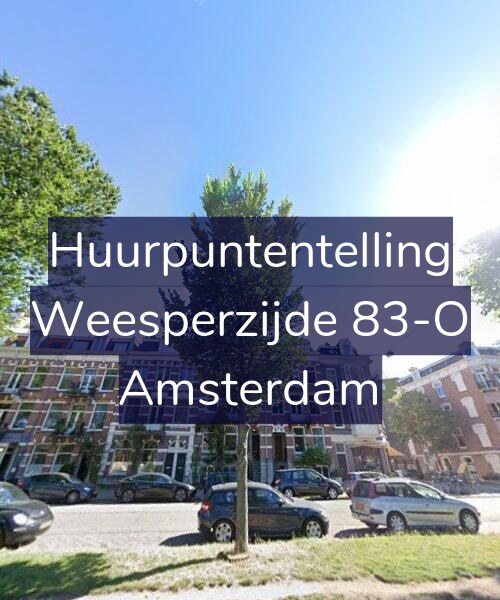 Foto gevel Huurpuntentelling voor Weesperzijde 83-O, Amsterdam