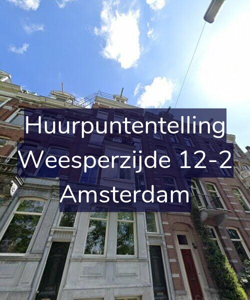Foto gevel Huurpuntentelling voor Weesperzijde 12-2, Amsterdam
