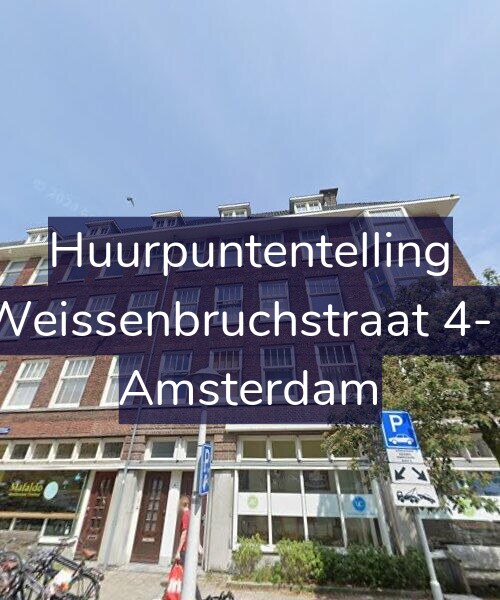Foto gevel Huurpuntentelling voor Weissenbruchstraat 4-1, Amsterdam