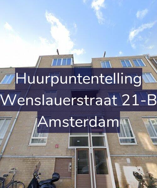 Foto gevel Huurpuntentelling voor Wenslauerstraat 21-B, Amsterdam