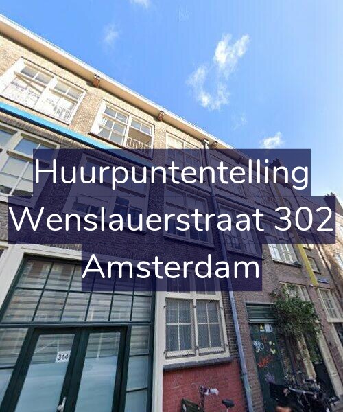 Foto gevel Huurpuntentelling voor Wenslauerstraat 302, Amsterdam