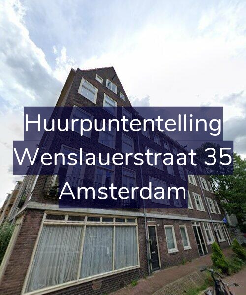 Foto gevel Huurpuntentelling voor Wenslauerstraat 35, Amsterdam