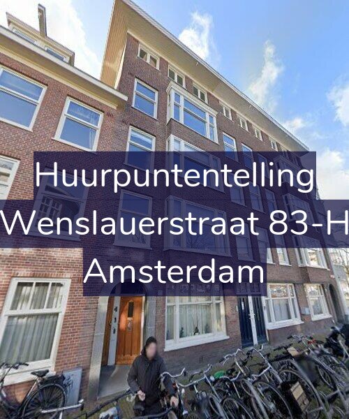 Foto gevel Huurpuntentelling voor Wenslauerstraat 83-H, Amsterdam