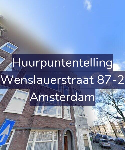 Foto gevel Huurpuntentelling voor Wenslauerstraat 87-2, Amsterdam