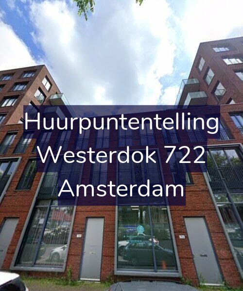 Foto gevel Huurpuntentelling voor Westerdok 722, Amsterdam