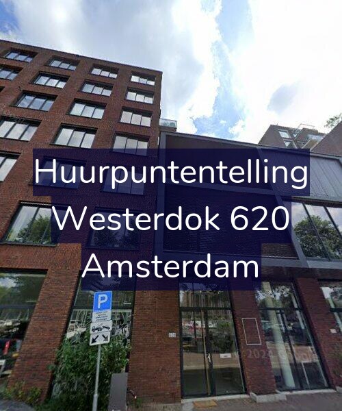 Foto gevel Huurpuntentelling voor Westerdok 620, Amsterdam