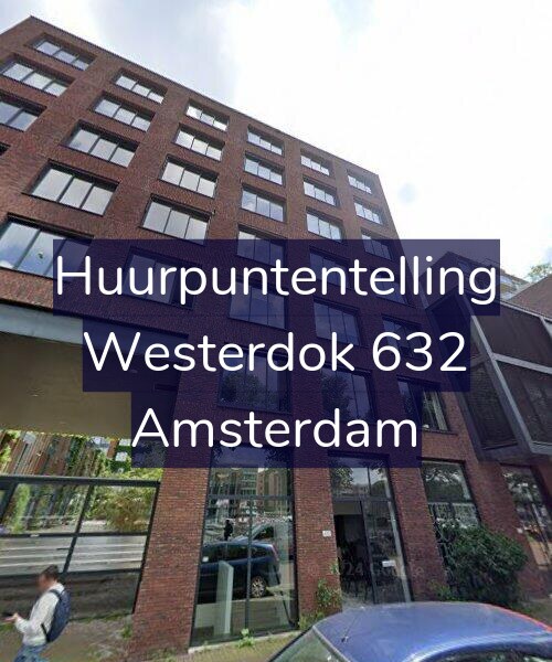 Foto gevel Huurpuntentelling voor Westerdok 632, Amsterdam
