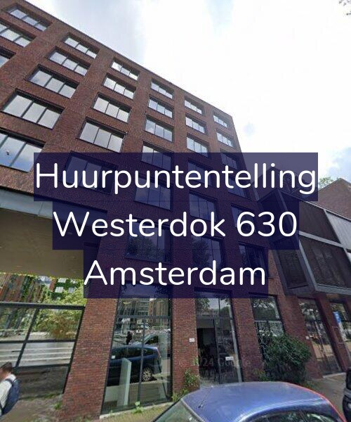 Foto gevel Huurpuntentelling voor Westerdok 630, Amsterdam