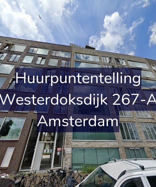 Foto gevel Huurpuntentelling voor Westerdoksdijk 267-A, Amsterdam