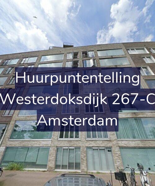 Foto gevel Huurpuntentelling voor Westerdoksdijk 267-C, Amsterdam