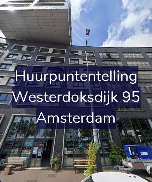 Foto gevel Huurpuntentelling voor Westerdoksdijk 95, Amsterdam