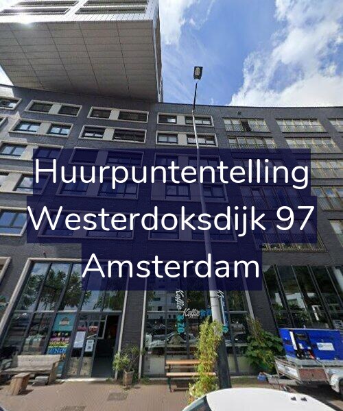 Foto gevel Huurpuntentelling voor Westerdoksdijk 97, Amsterdam
