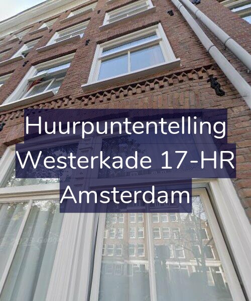 Foto gevel Huurpuntentelling voor Westerkade 17-HR, Amsterdam