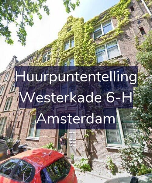 Foto gevel Huurpuntentelling voor Westerkade 6-H, Amsterdam