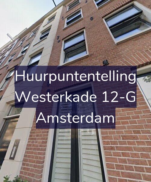 Foto gevel Huurpuntentelling voor Westerkade 12-G, Amsterdam