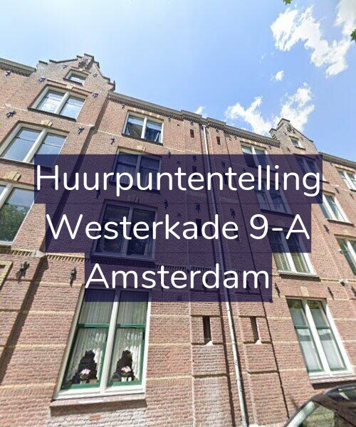 Foto gevel Huurpuntentelling voor Westerkade 9-A, Amsterdam