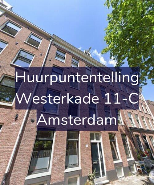 Foto gevel Huurpuntentelling voor Westerkade 11-C, Amsterdam