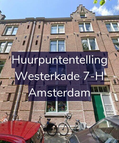 Foto gevel Huurpuntentelling voor Westerkade 7-H, Amsterdam