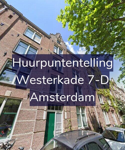 Foto gevel Huurpuntentelling voor Westerkade 7-D, Amsterdam
