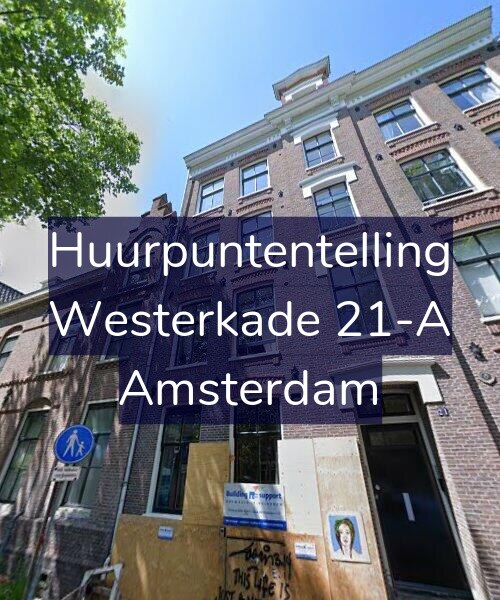 Foto gevel Huurpuntentelling voor Westerkade 21-A, Amsterdam